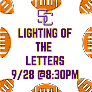 Lighting of the Letters
